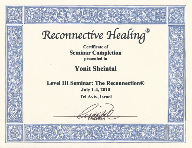 Reconnective Healing 3 July 2010