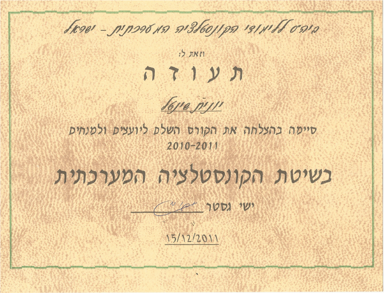 קונסטלציה מערכתית דצמבר 2011